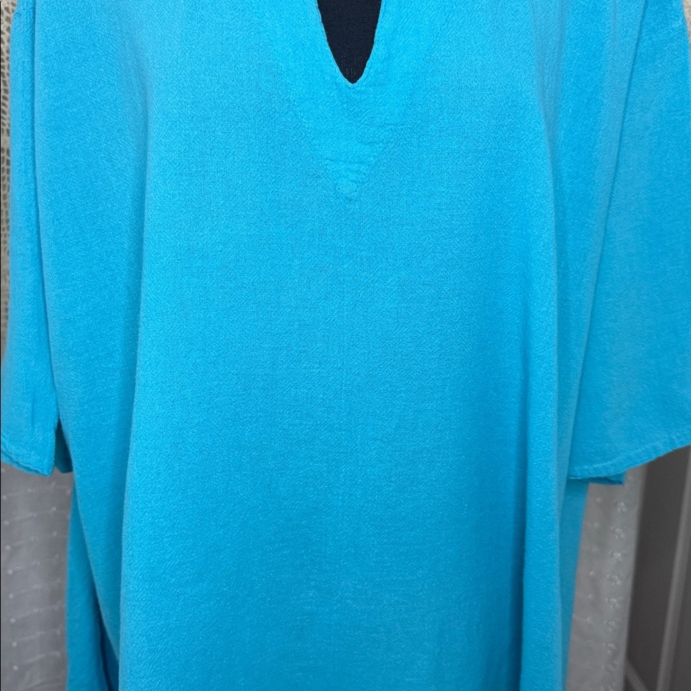 Oh My Gauze Turquoise Women's Top - Picture 4 of 10